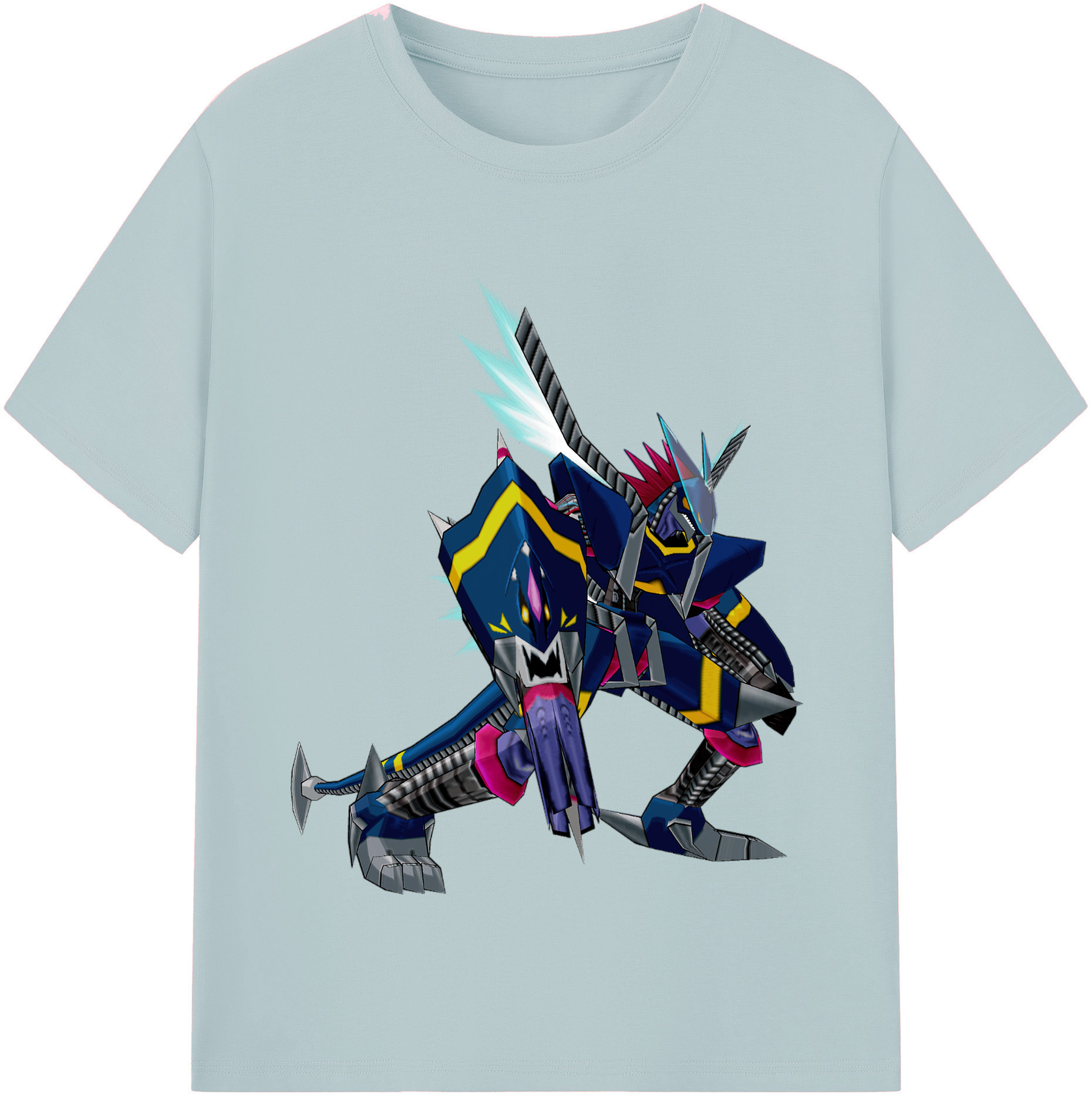（画像用） Digimon デジタルモンスター/デジモン 綿100％半袖Tシャツ（フロントプリント）